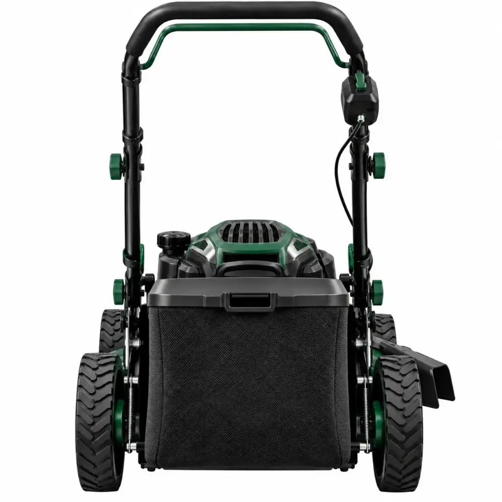 maqvo push rotary lawn mower grass collection1