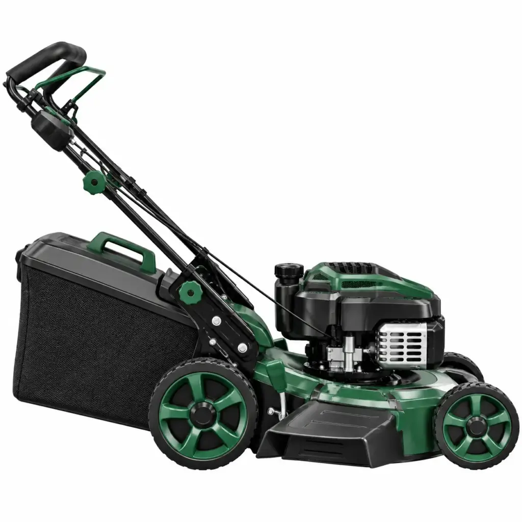 maqvo push rotary lawn mower grass collection2
